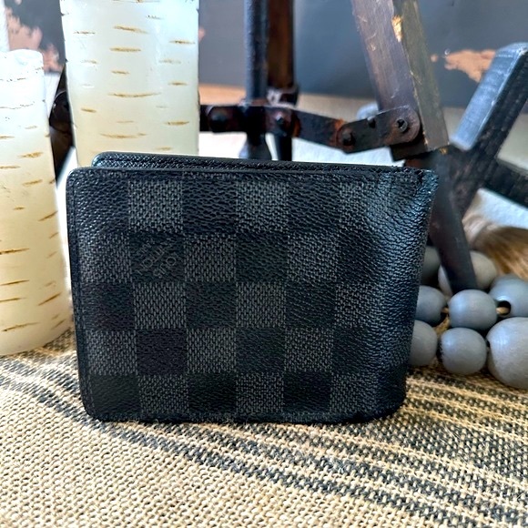 Louis Vuitton Damier Graphite Multiple Bifold Wallet/ - Picture 3 of 13